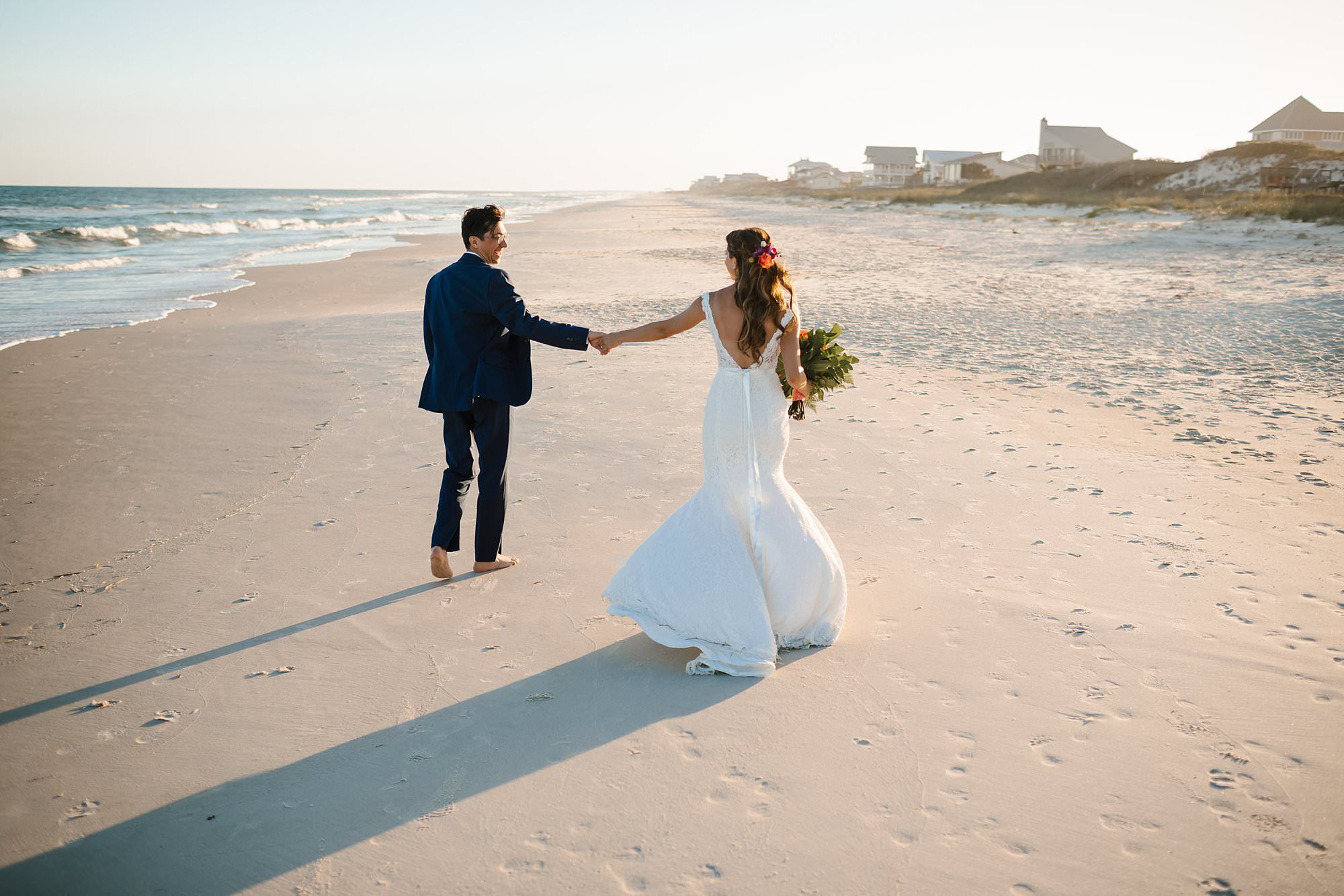 St. Island Beach Wedding Amy Little Photography