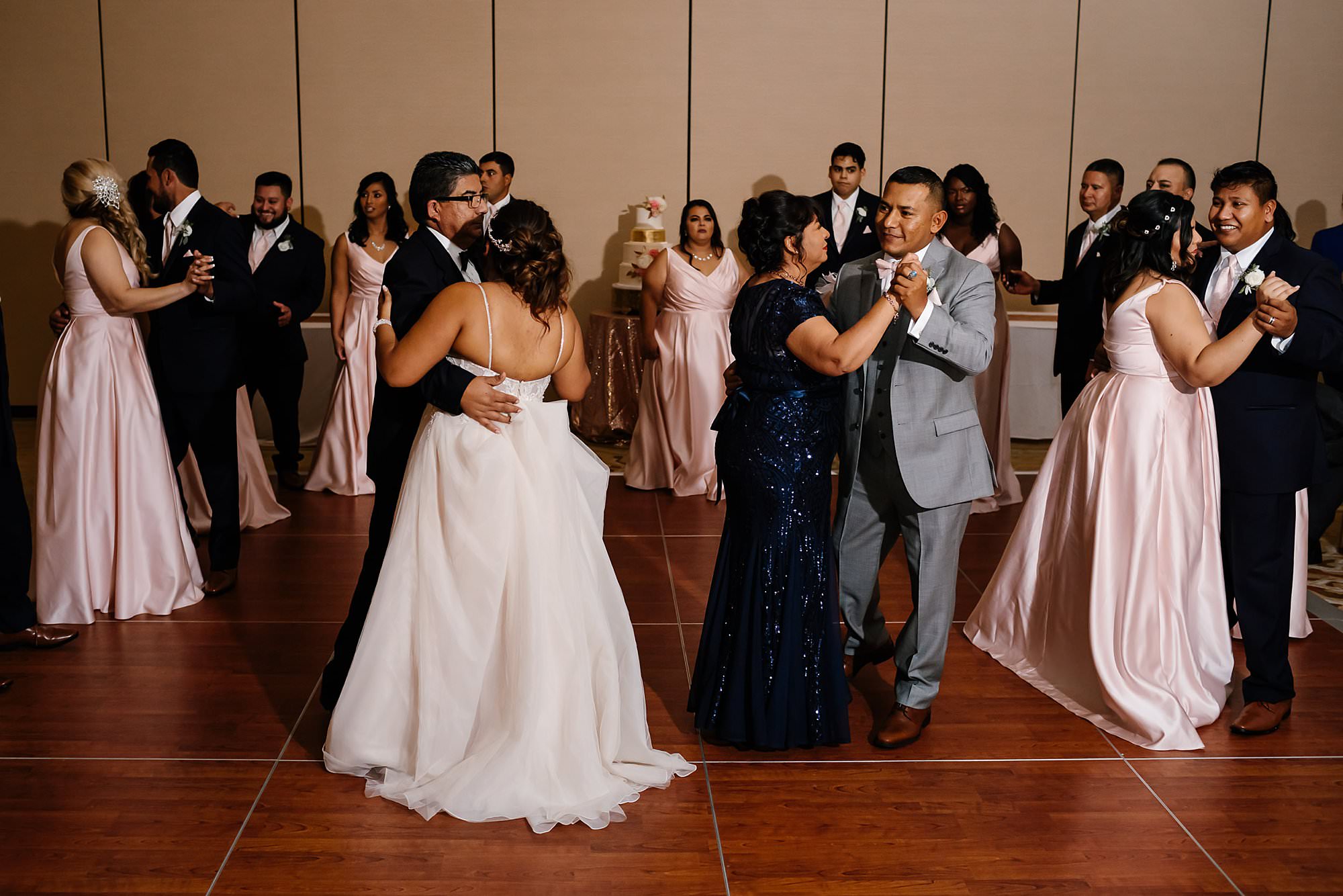 First dance with entire wedding party 